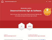 Tablet Screenshot of desenvolvimentoagil.com.br